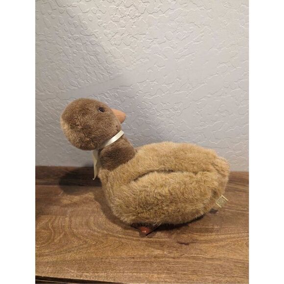 Vtg Applause Daphne Duck Duckling Realistic Plush 11" Brown Stuffed Animal 1987 - Picture 4 of 6